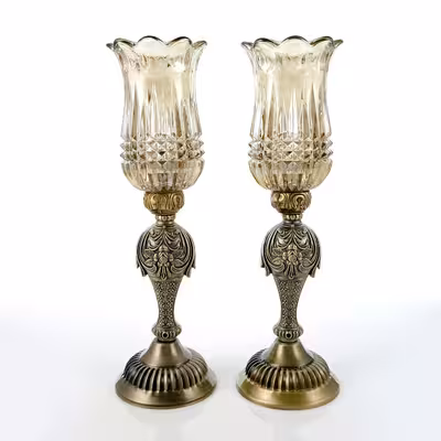 شمعدان مدل ترنادو کد Sh/T-37c مجموعه 2 عددی