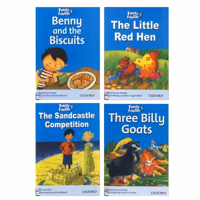 کتاب Family and Friends 1 Readers Book اثر جمعی از نویسندگان انتشارات ابداع 4 جلدی