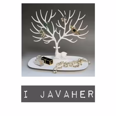 استند جواهرات آی جواهر مدل گوزن مجموعه 2 عددی