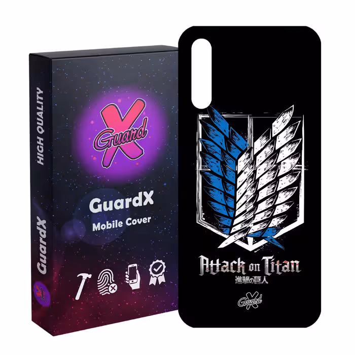 کاور گارد ایکس طرح Attack on Titan Anime مدل Glass10448 مناسب برای گوشی موبایل سامسونگ Galaxy A30s/A50/A50s