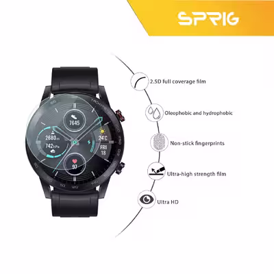 محافظ صفحه نمایش  اسپریگ مدل SPG مناسب برای ساعت هوشمند سامسونگ Galaxy Watch 4 Classic 42mm بسته سه عددی