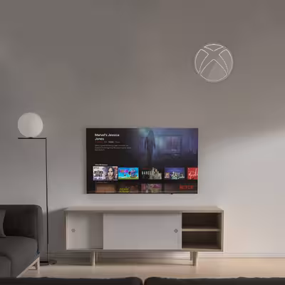 چراغ دیواری نئون دیزاین طرح Xbox-GL_WHT