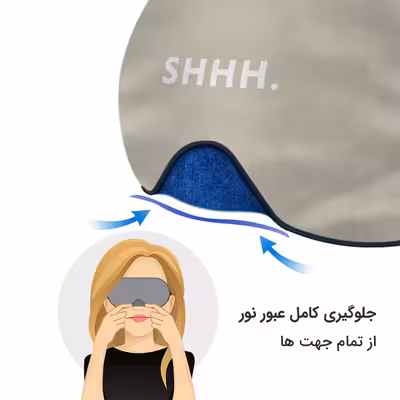 چشم بند خواب کاوا ماسک مدل SHHH3
