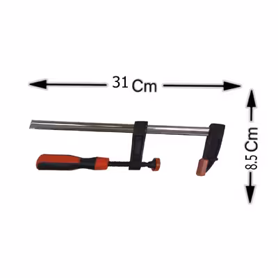 گیره پیچ دستی موبینس مدل 250x50 کد DIN5117  