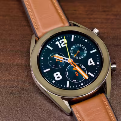 برچسب ماهوت طرح Matte-Gold مناسب برای ساعت هوشمند هوآوی Watch GT