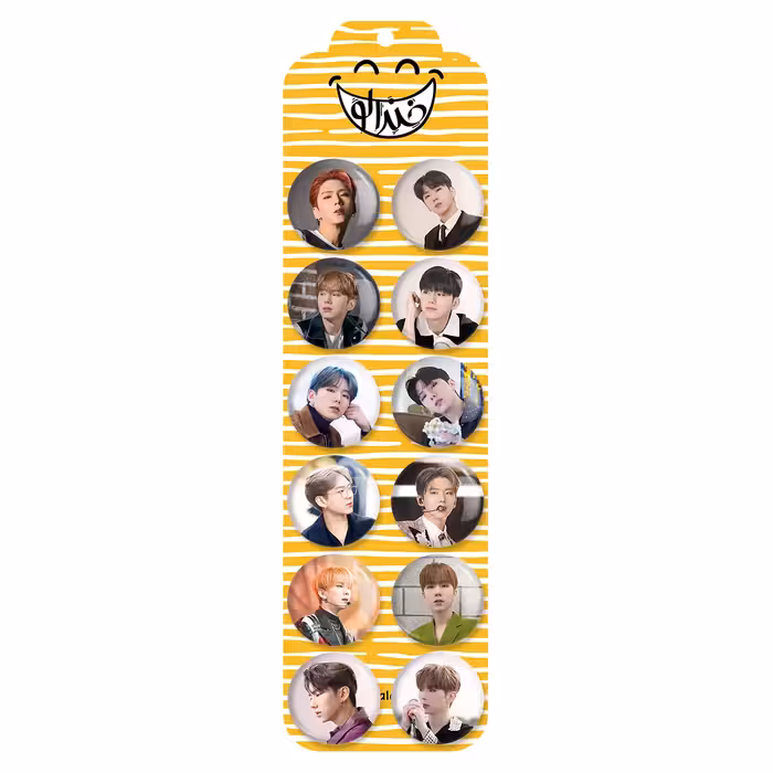 پیکسل خندالو مدل کیهیون گروه مانستا اکس MONSTA X کد 1264 مجموعه 12 عددی