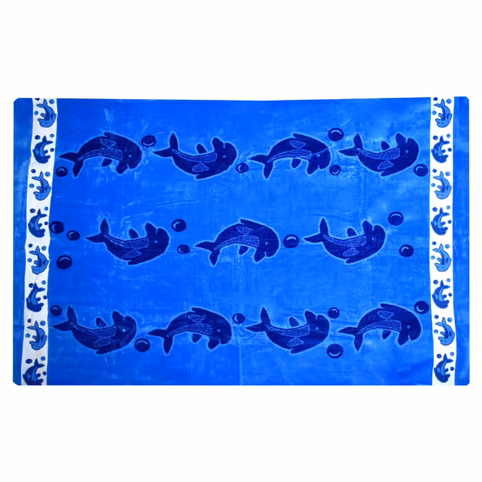 حوله حمام ازدیلک مدل Dolfhin سایز 100x150 سانتی متر 