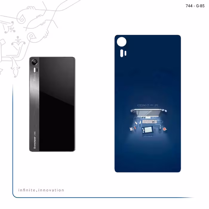 برچسب پوششی ماهوت مدل Programming 3 مناسب برای گوشی موبایل لنوو Vibe Shot