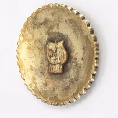 دیوارکوب سفالی طرح کاشی مجموعه 3 عددی