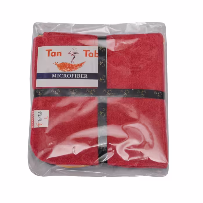 دستمال نظافت خانه و آشپزخانه تن تاب مدل حوله ای مجموعه 4 عددی