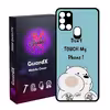 کاور گارد ایکس طرح خرس کله فندقی مدل Glass10535 مناسب برای گوشی موبایل سامسونگ Galaxy A21s