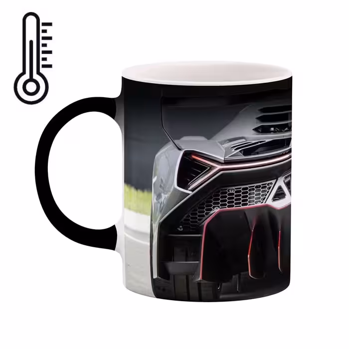 ماگ حرارتی طرح ماشین lamborghini huracan مدل mgph15525