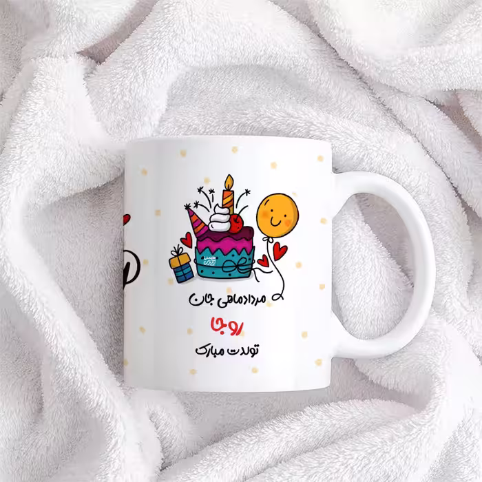 ماگ حس آمیزی طرح مردادماهی جان مدل روجا