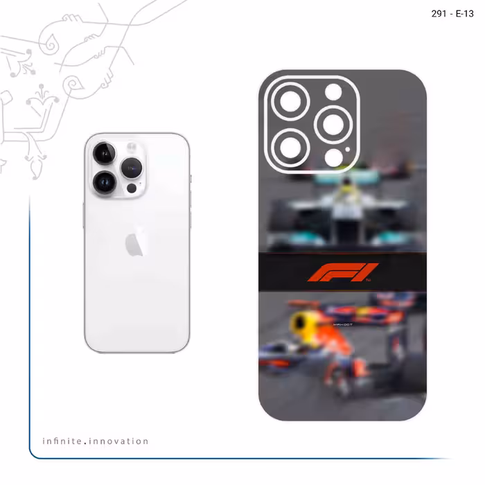 برچسب پوششی ماهوت مدل Formula_One مناسب برای گوشی موبایل اپل iPhone 14 Pro