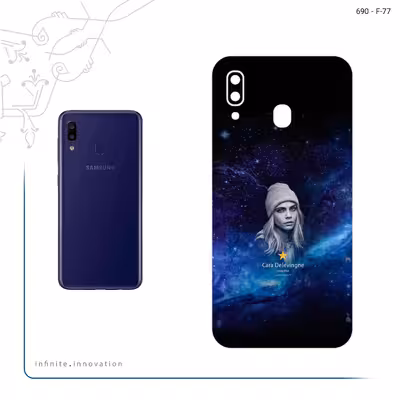 برچسب پوششی ماهوت مدل Cara Delevingne مناسب برای گوشی موبایل سامسونگ Galaxy M10s