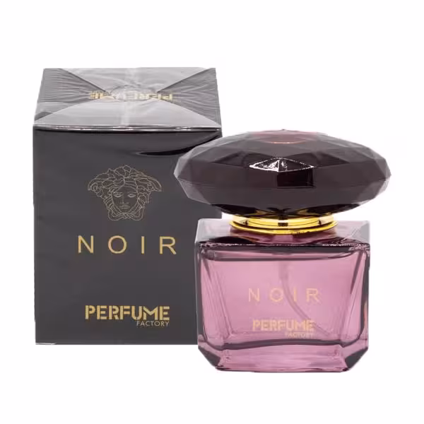 ادکلن زنانه ورساچه نویر برند پرفیوم فکتوری حجم 30 میل Noir Versace
