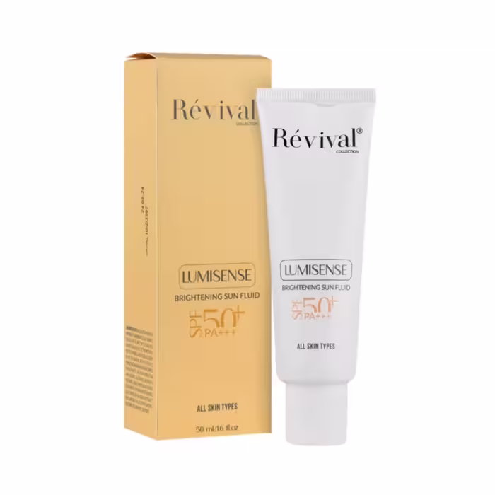فلوئید ضد آفتاب روشن کننده SPF50 لومیسنس حجم 50 میلی لیتر