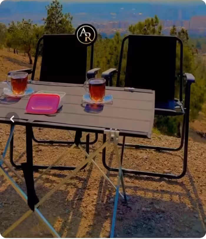 میز و صندلی تاشو مسافرتی (ست2نفره)