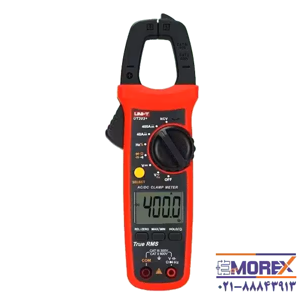 مولتی متر کلمپی یونی تی | UNI-T مدل UT203 PLUS