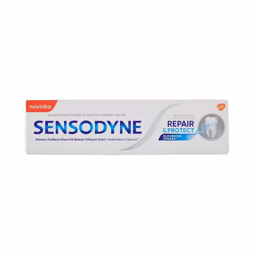 خمیر دندان سنسوداین مدل Repair & Protect Whitening حجم 75 میلی لیتر