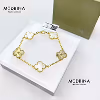 دستبند ون کلیف صدفی استیل