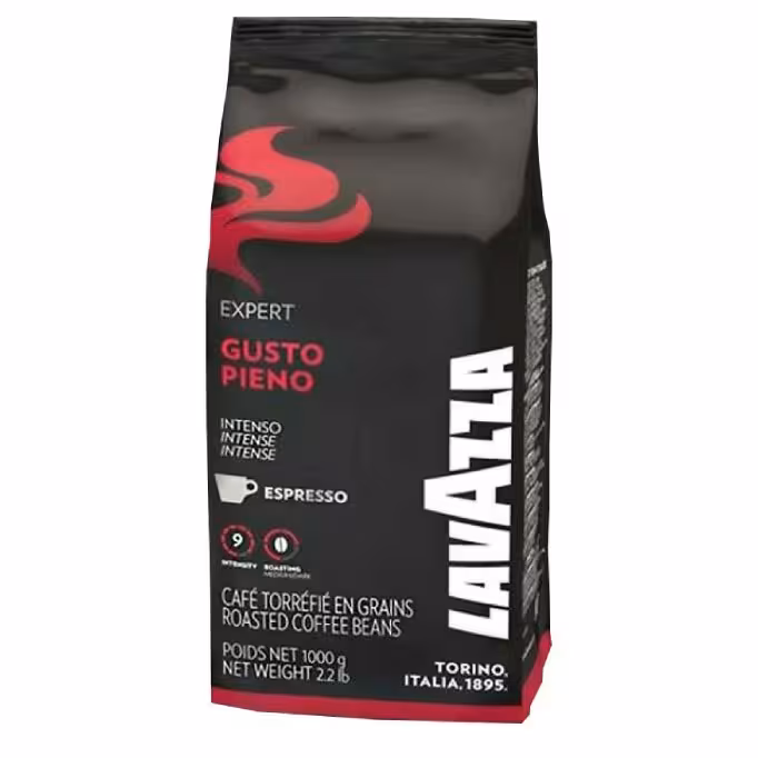 دانه قهوه لاوازا گوستو پینو 1 کیلوگرمLavazza Gusto pieno