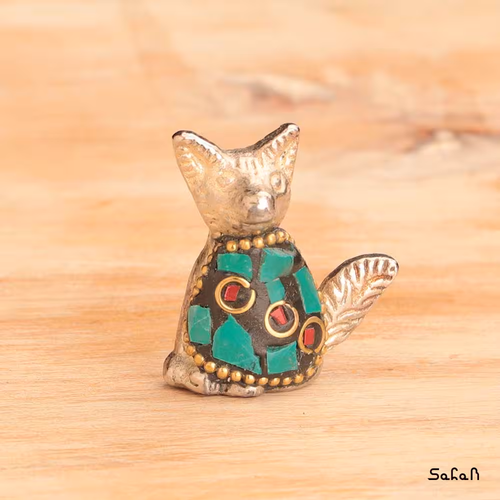 مجسمه هندی گربه