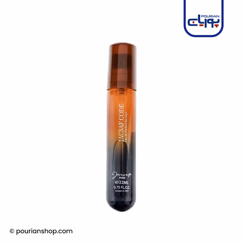 عطر جیبی مردانه ژک ساف Code حجم 22 میل_Jacsaf Code Pocket Perfume For men