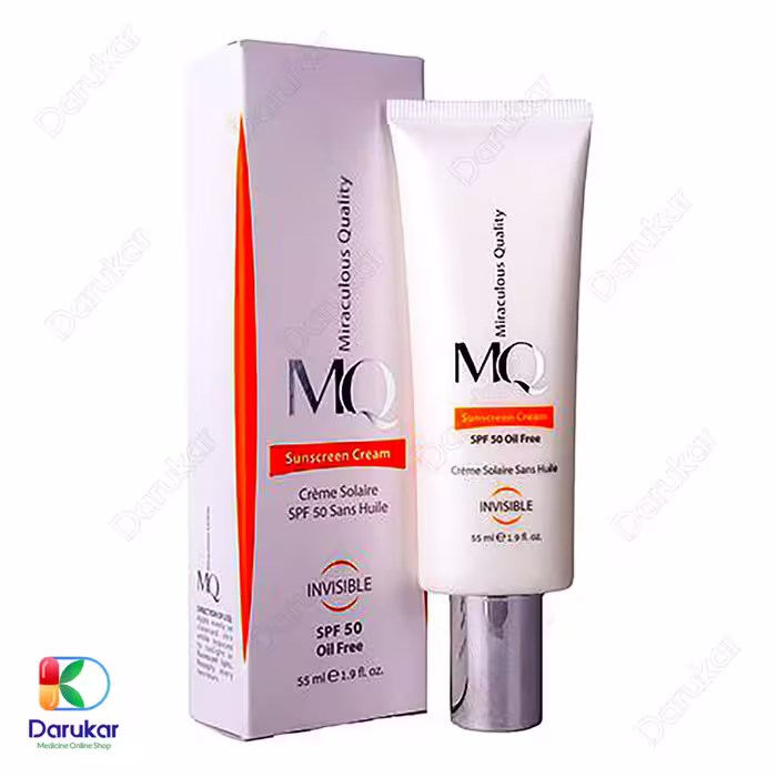 کرم ضد آفتاب فاقد چربی ام کیو با SPF50
