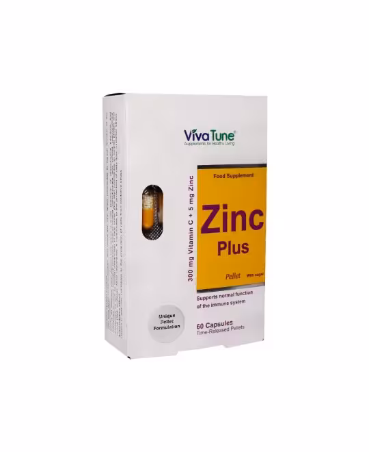کپسول زینک پلاس پلت ویواتیون 60 عددی