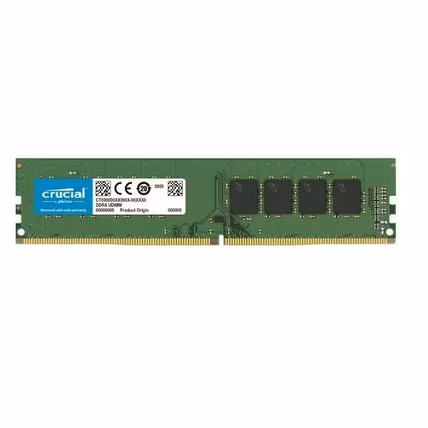 رم دسکتاپ DDR4 تک کاناله 3200 مگاهرتز کروشیال مدل CL22 ظرفیت 32 گیگابایت