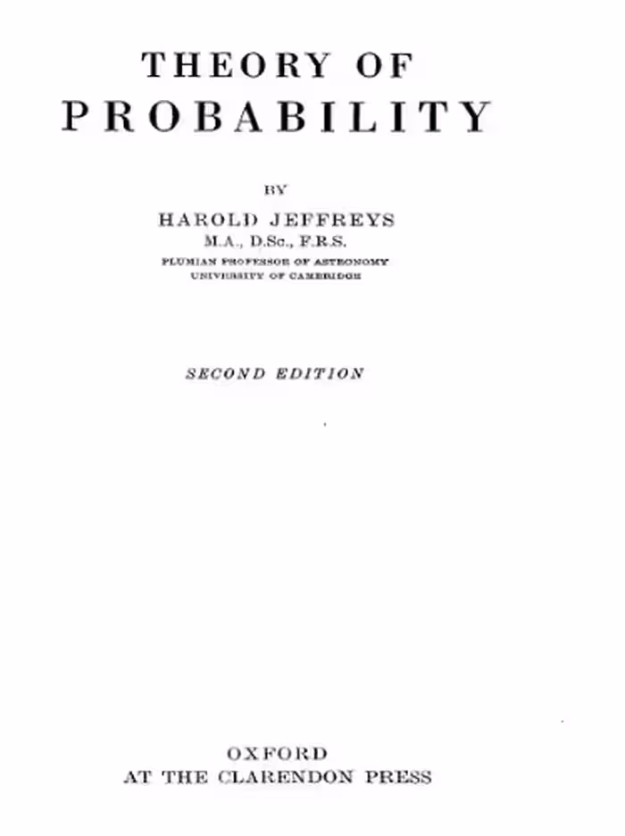 خرید و دانلود نسخه کامل کتاب Theory of Probability 2nd ed (Oxford Classic Texts in the Physical Sciences)
