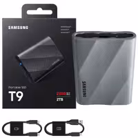 حافظه SSD اکسترنال samsung مدل 2TB Portable SSD EXT T9-گارانتی