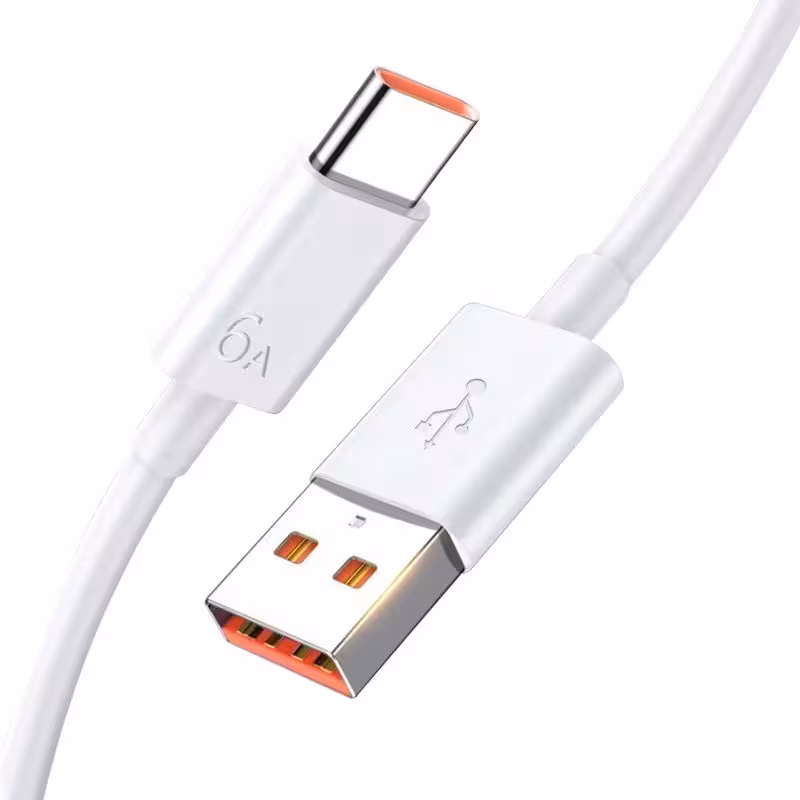کابل تبدیل USB به USB-C مدل 6A طول 1 متر