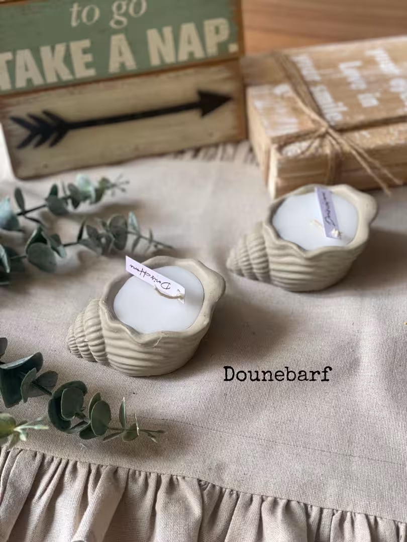 شمع صدفی گرد کوچک