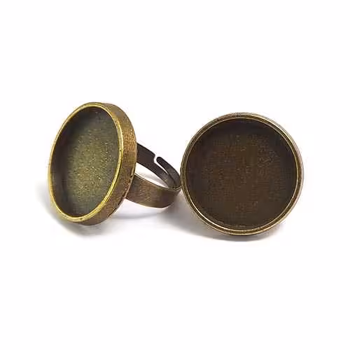 انگشتر برنزی گرد کد509