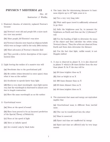خرید و دانلود نسخه کامل کتاب Physics 7, Special relativity and cosmology: exercises and exams