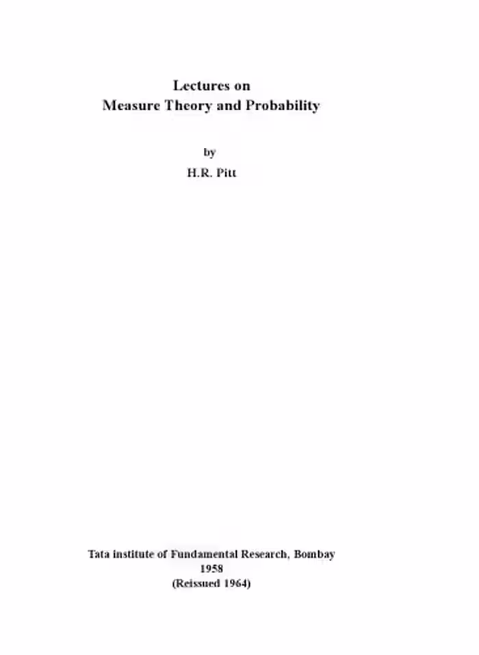 خرید و دانلود نسخه کامل کتاب Measure theory and probability