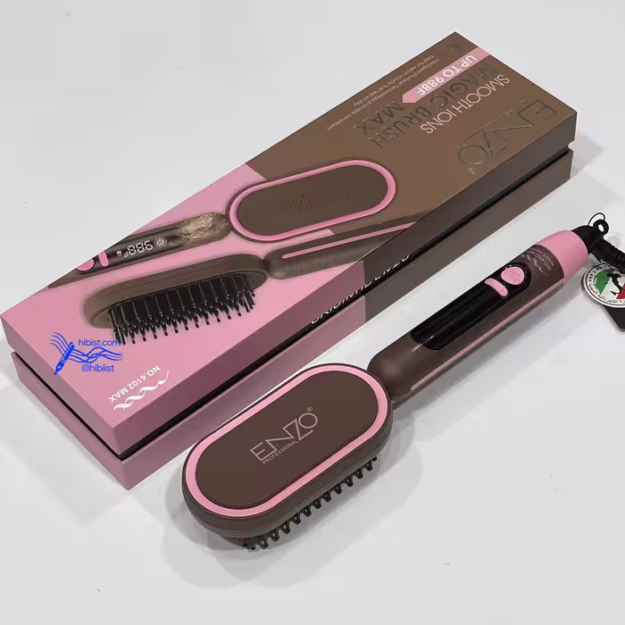 برس حرارتی انزو جادویی فوق حرفه ای ENZO مدل MAX 4102 سری Magic Brush