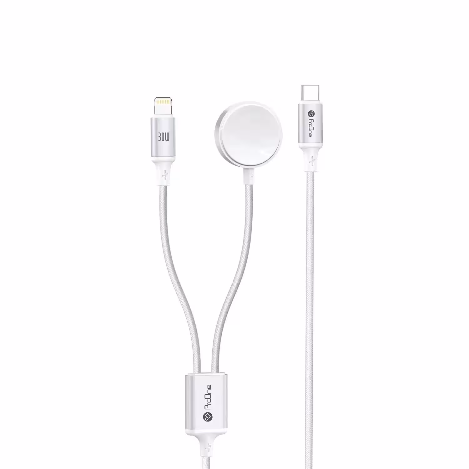 کابل شارژ 2 در 1 مغناطیسی و Lightning پرووان مدل PWL835