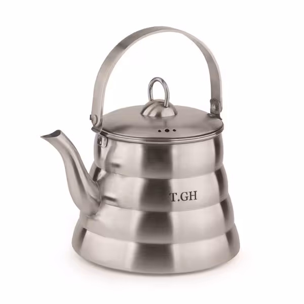 کتری لوله دار قیطاسی 2.5 لیتری مدل 306000 مات کف چدن