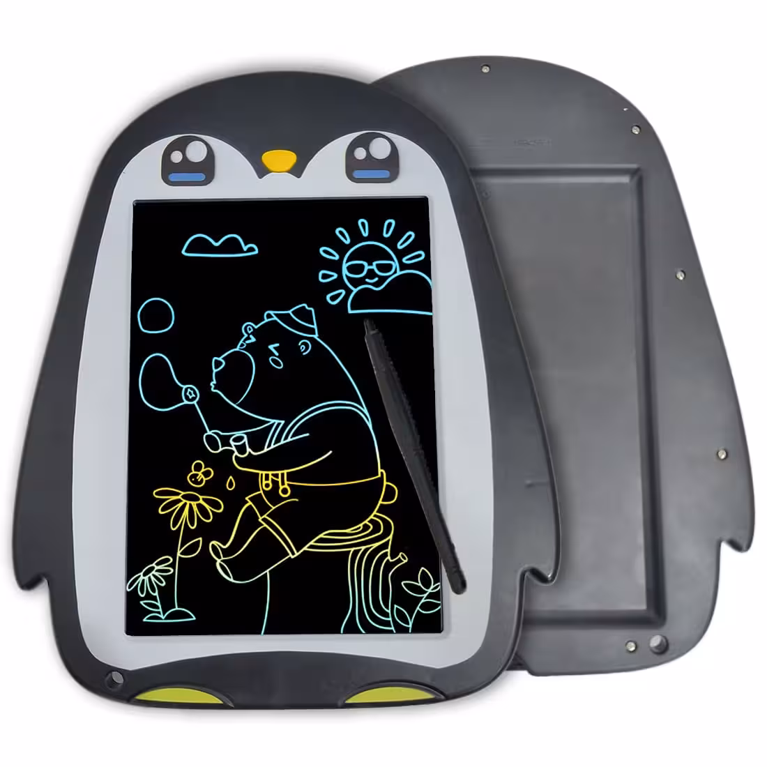 تبلت جادویی کاغذ دیجیتال صفحه رنگی 9 اینچ طرح پنگوئن