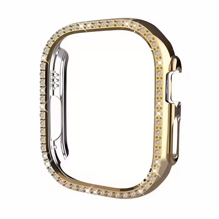 گارد نگین دار اپل واچ 42MM طلایی