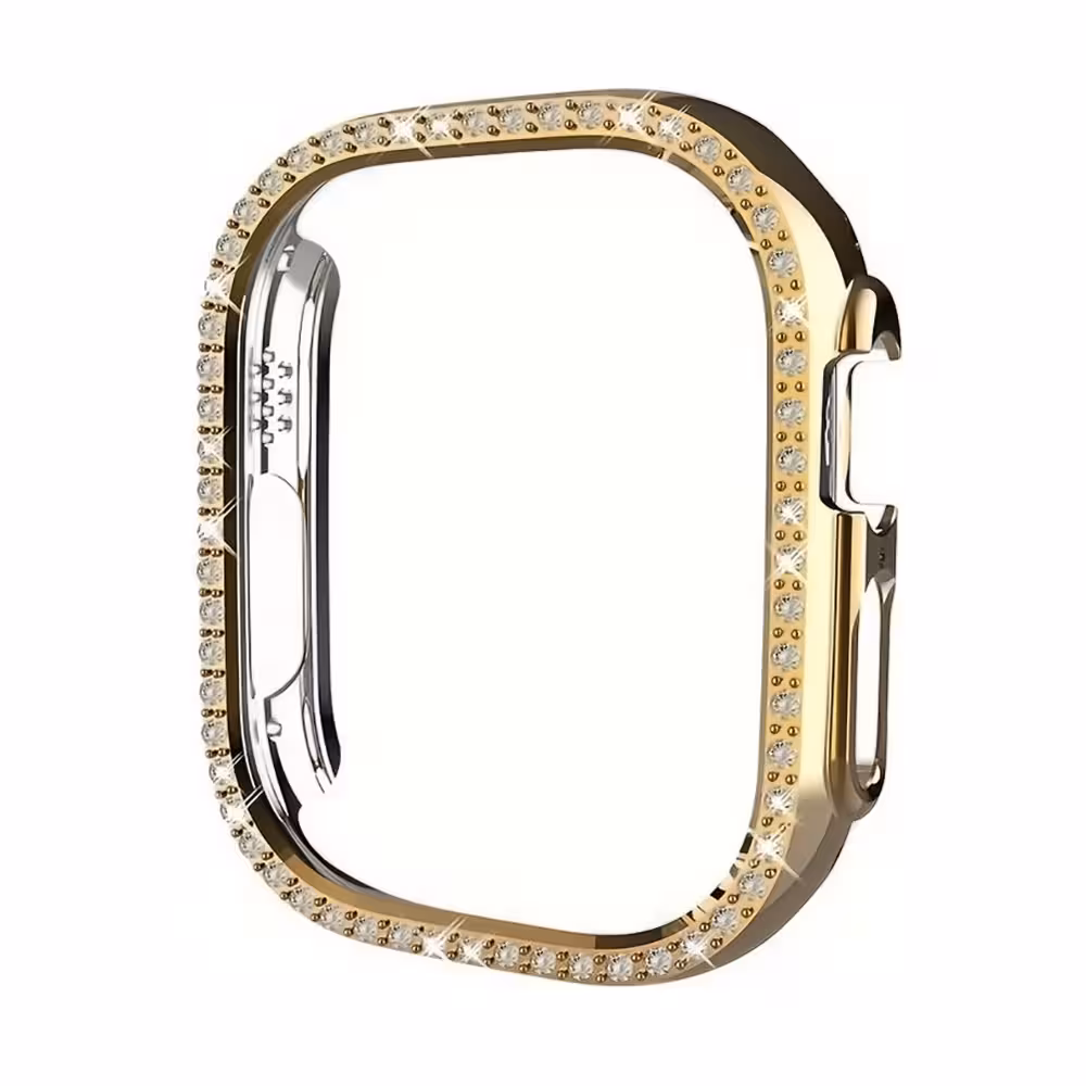 گارد نگین دار اپل واچ 42MM طلایی