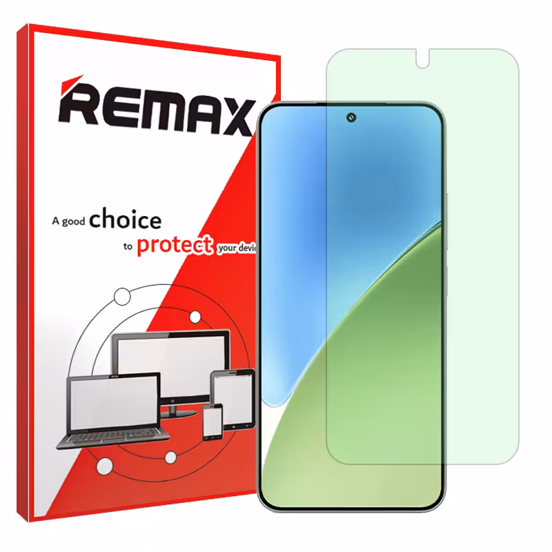 گلس شیائومی 15 مدل گرین لایت برند ریمکس کد S