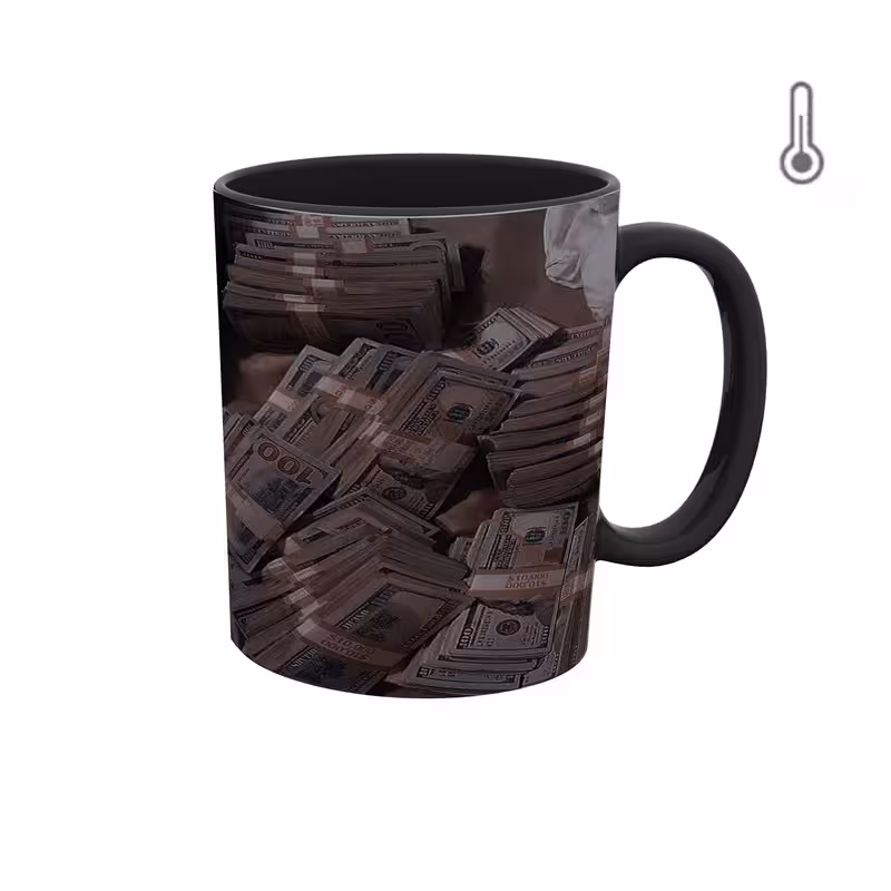 ماگ حرارتی  پول و دلار , انگیزشی