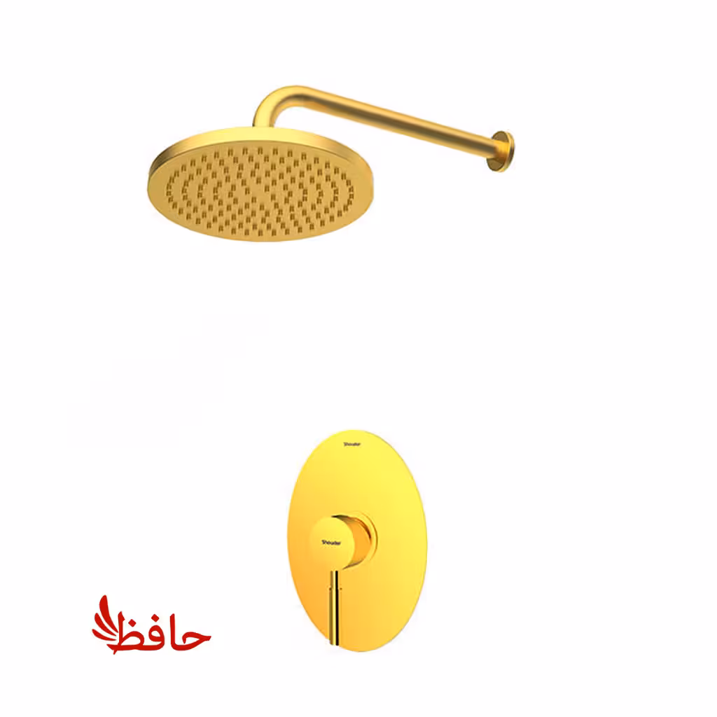 شیر حمام توکار شودر مدل روگن طلایی تیپ 1 ABS