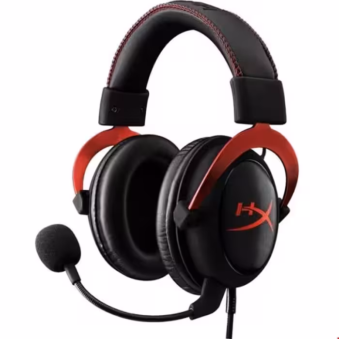 هدست هایپرایکس لاجیتک مدل logitech Headset hyperx Cloud II Wired BLACK/Red