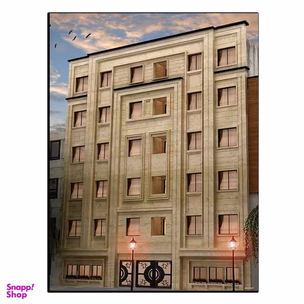 تابلو شاسی بکلیت طرح نمای بیرونی ساختمان مدل SH-13267