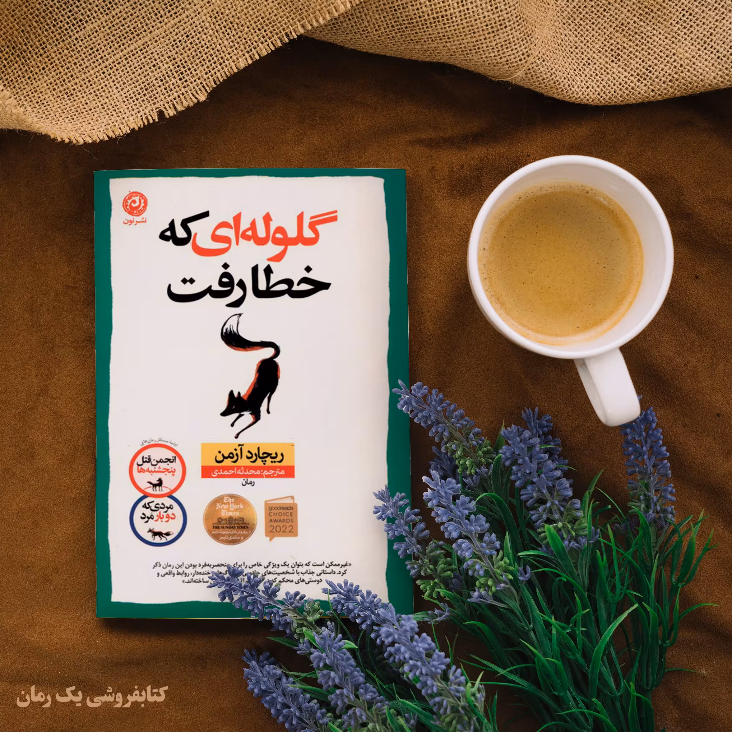 کتاب گلوله ای که خطا رفت به قلم ریچارد آزمن از نشر نون